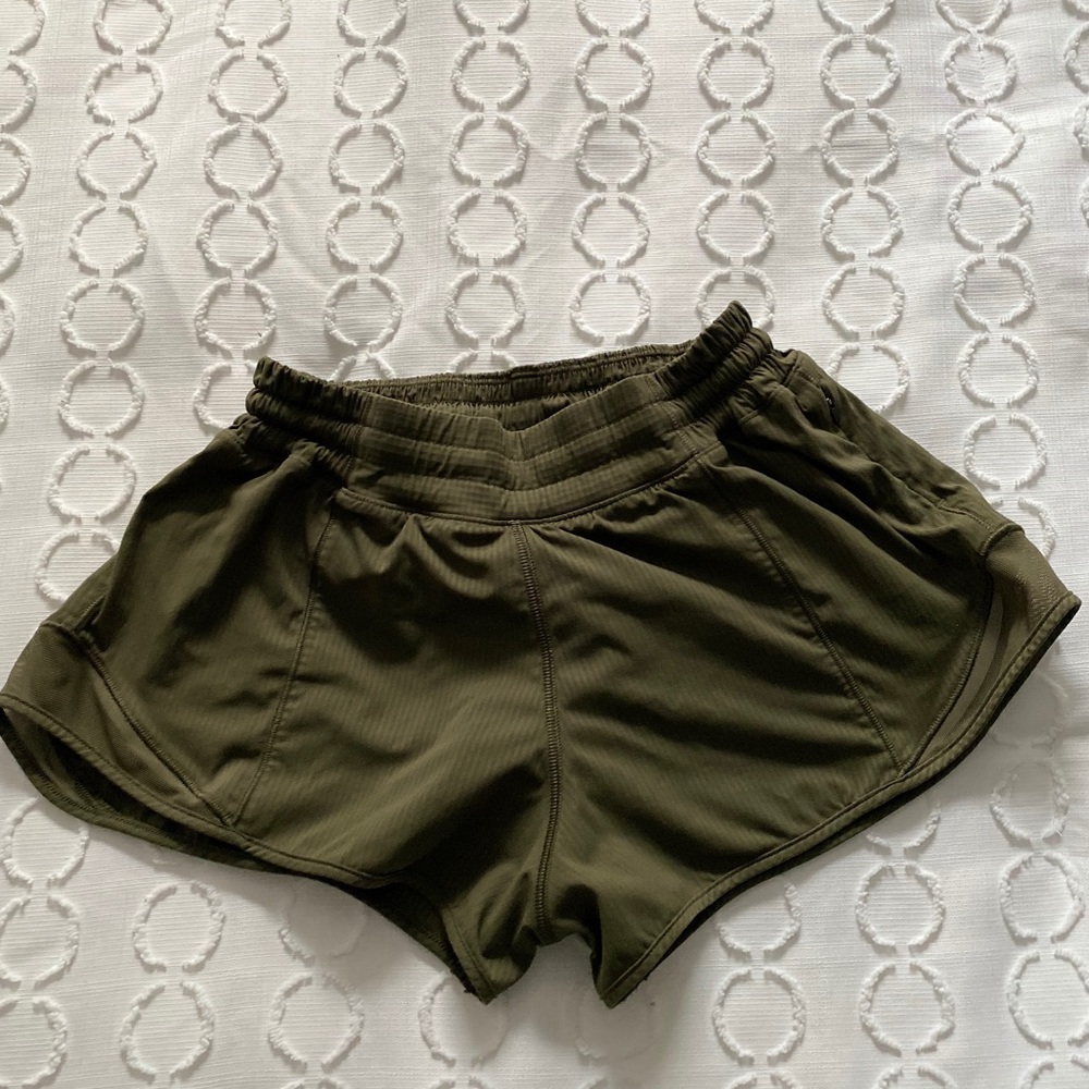 Lululemon Army Green Shorts